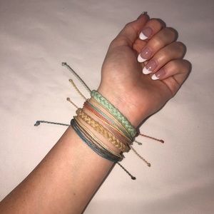 Pura Vida bracelet stack